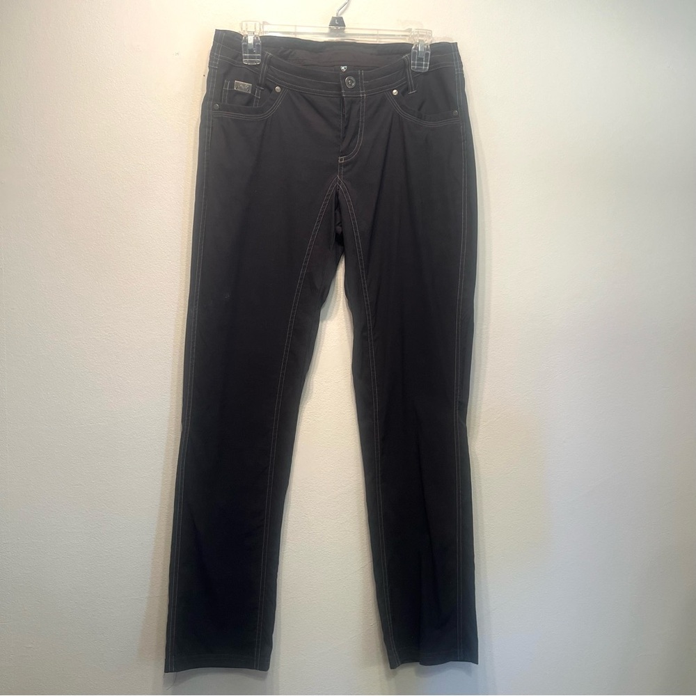 Kuhl Born In The Mountains Pants Women 8 Regular Gray Straight Leg